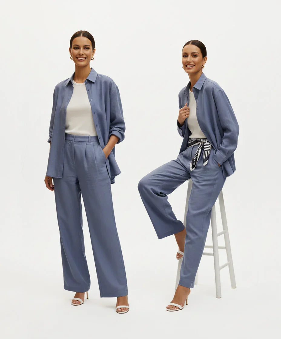 Pantalon de Voyage en Lin Femme | Confort & Élégance