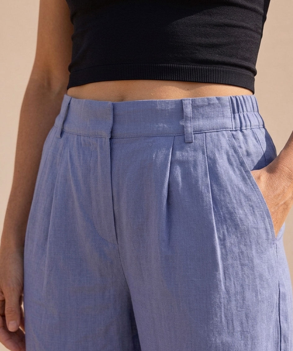 Pantalon de Voyage en Lin Femme | Confort & Élégance