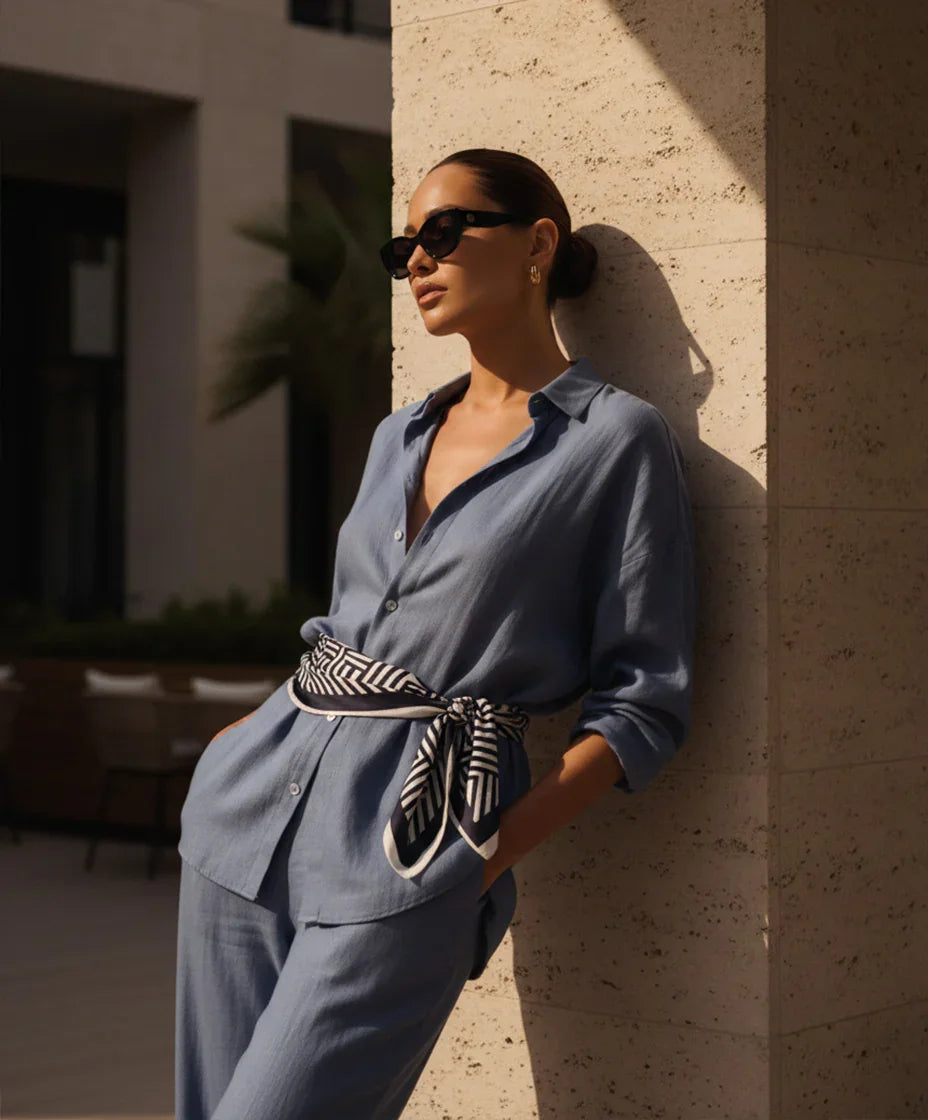 Pantalon de Voyage en Lin Femme | Confort & Élégance